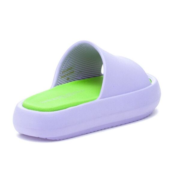 J Slides Squish Beach Slides- Lilac Slip On Sandals - Picture 2 of 15